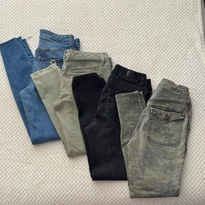 👖 Bundle of 4 Women’s Jeans – Size 4 / 27 (Mixed Brands)